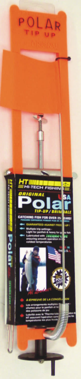 HT Polar Tip Up Orange w/ 500' Spool (No line)