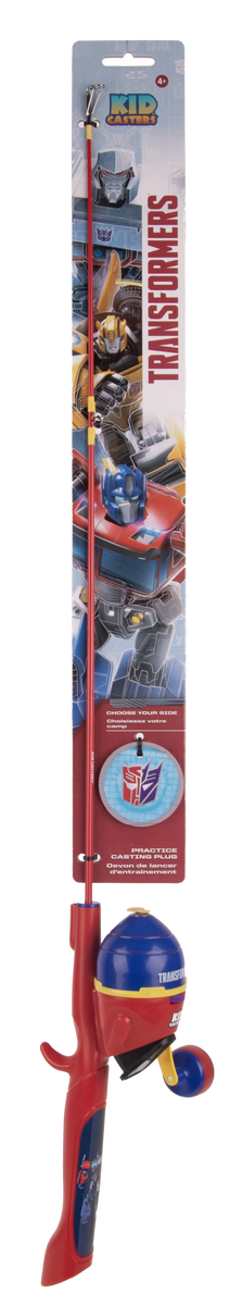 Profishiency Kid Casters Transformers Youth Spincast Combo