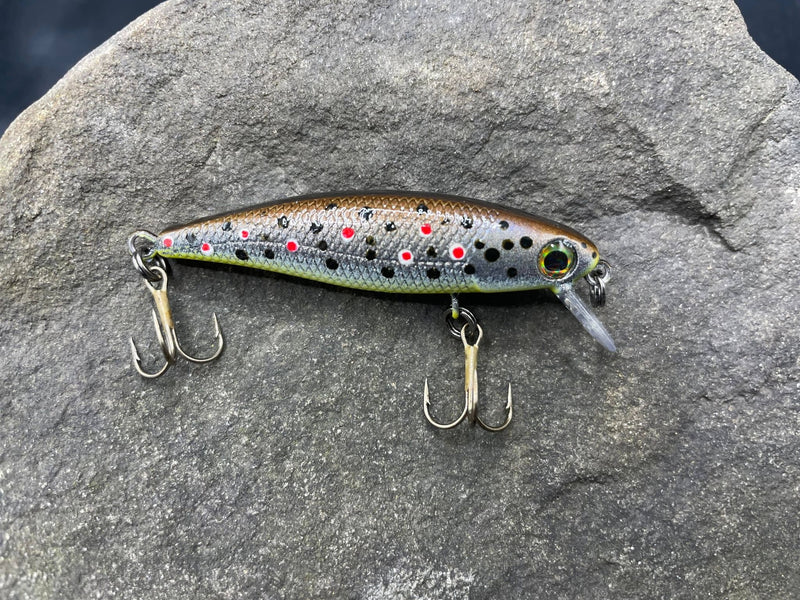 affordable fishing lures schuylkill county JR's Tackle Glitter Skoobie Snak, 1/8 oz. / Orange Tiger Designed with a Baitfish Mully Junior Spook - 4.5"