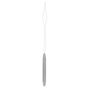 Dr. Slick Bobbin Threader, Satin, w/ Half Hitch Tool, Stainless Steel