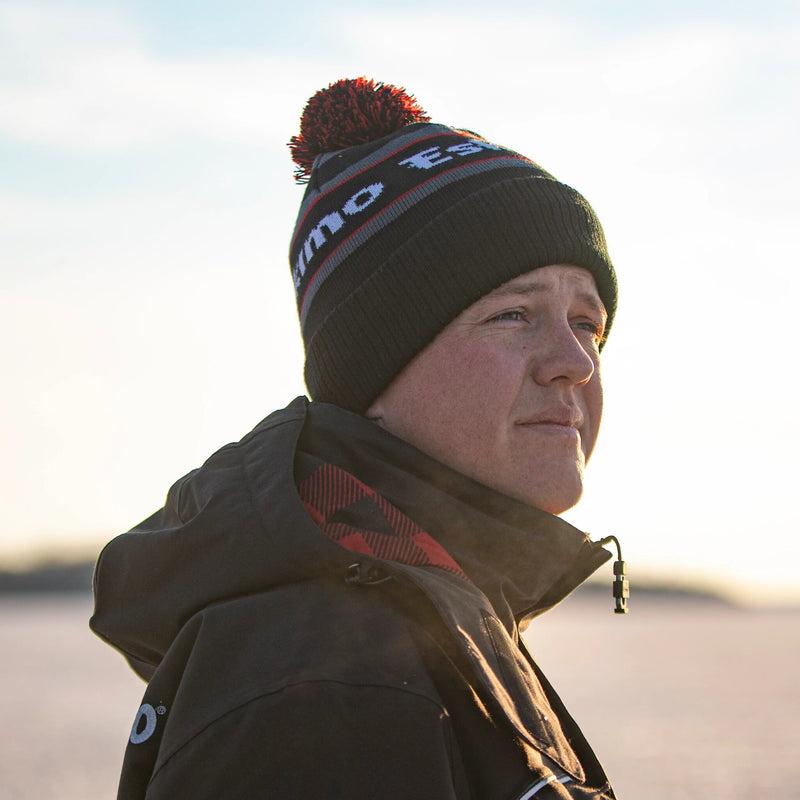 Eskimo Black Ice Pom Hat