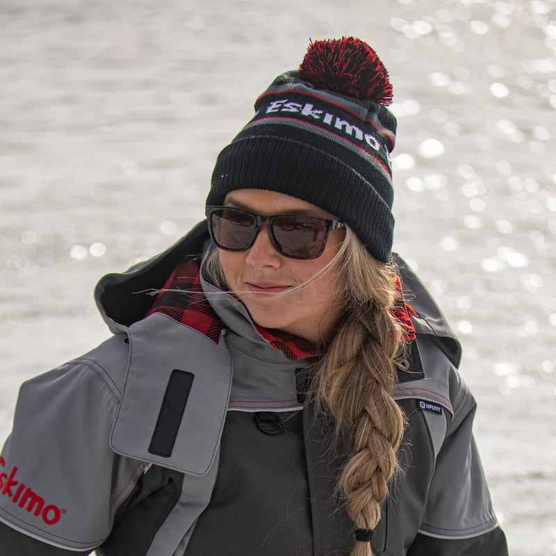 Eskimo Black Ice Pom Hat