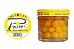 Pautzke Balls O' Fire Salmon Eggs - Yellow Jacket