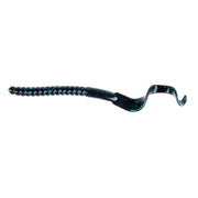 7 inch power worm black blue fleck