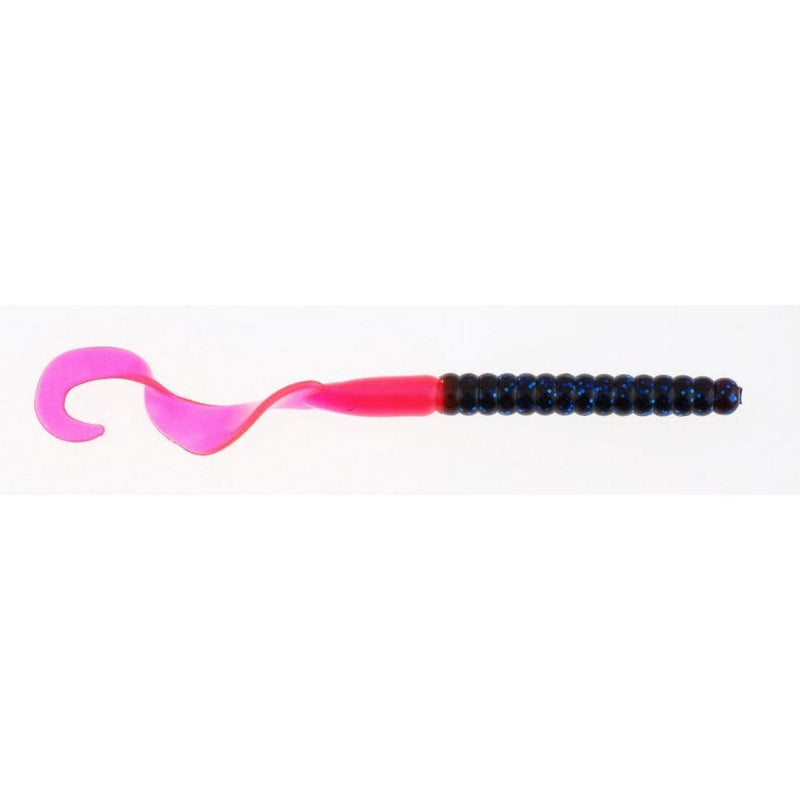 7 inch power worm blue fleck firetail
