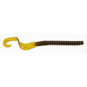 7 inch power worm green pumpkin