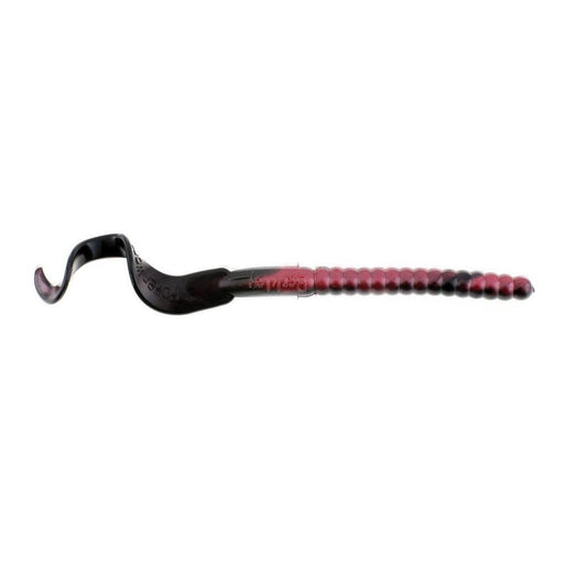 7 inch power worm red shad