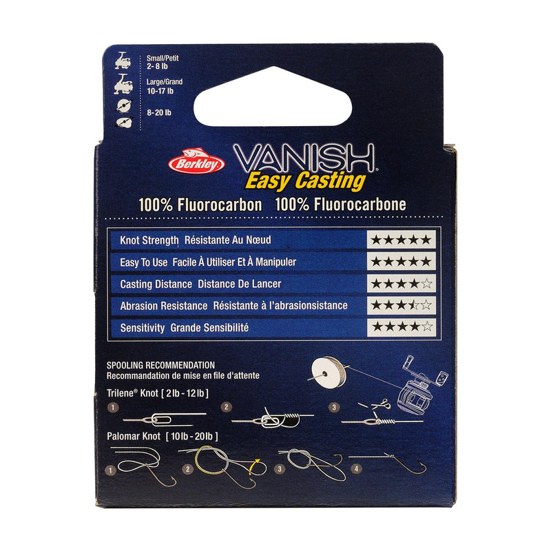 Berkley Vanish Fluorocarbon Pony Spool