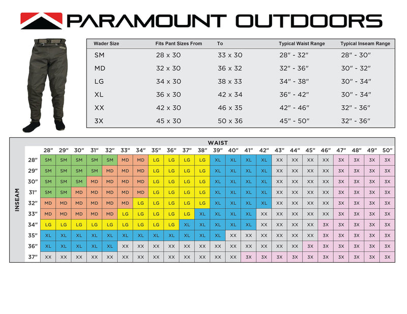 Paramount Fast Eddy Men's Breathable Stockingfoot Guide Pant