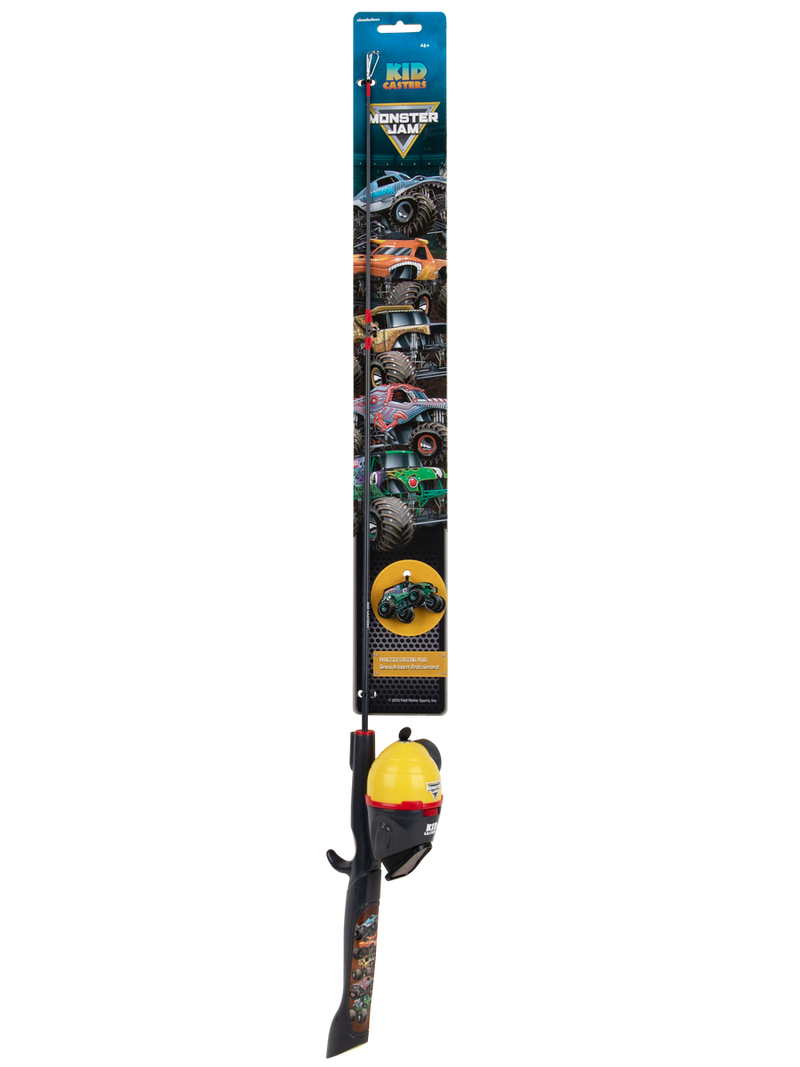 Profishiency Kid Casters Monster Jam Spincast Combo