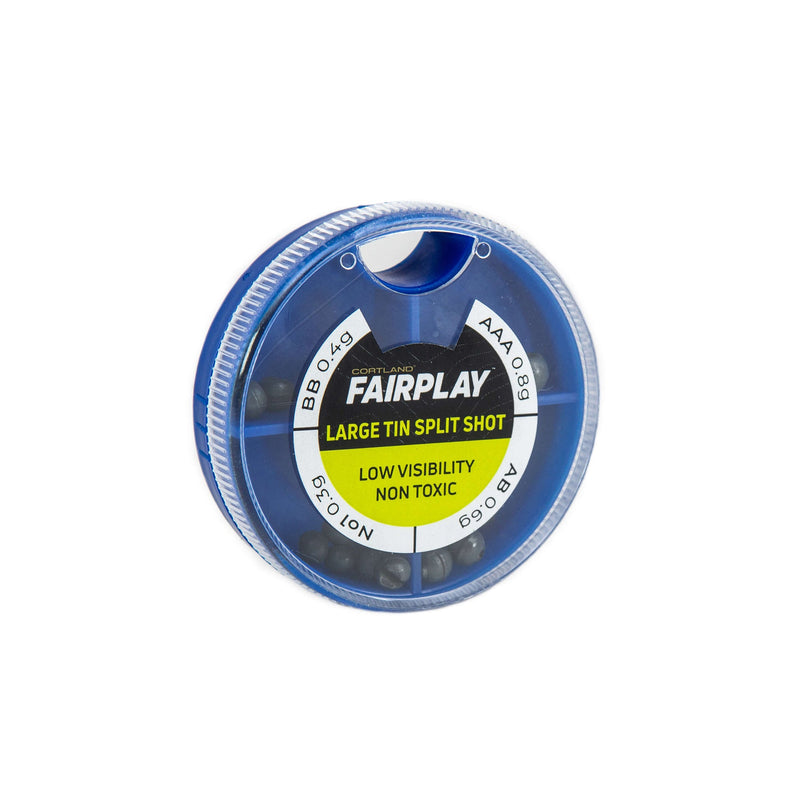 Cortland Fairplay Large Tin Split Shot