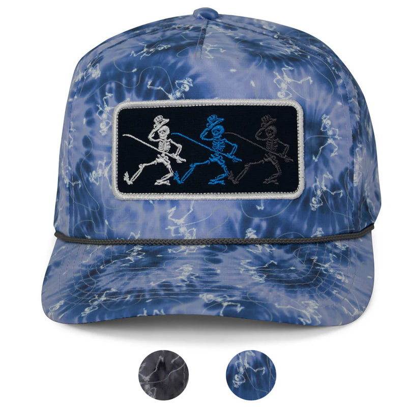 Paramount Dancing Skeleton Fly Fishing Trucker Hat