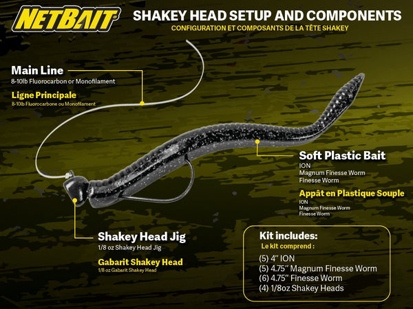 NetBait Shakey Head Kit