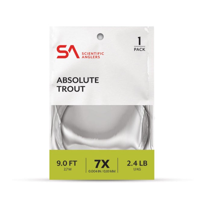 Scientific Anglers Absolute Trout Leader - 1 Pack