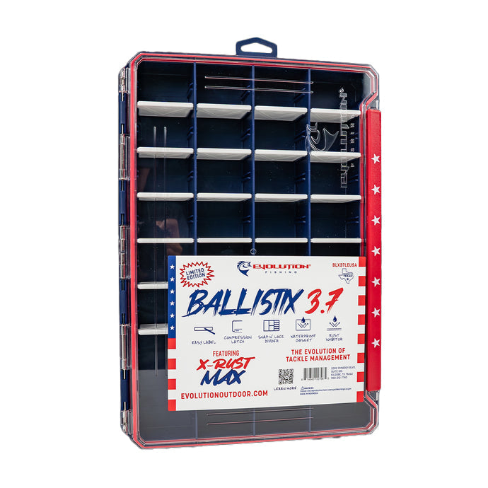 Evolution Outdoor Ballistix 3.7 Tackle Tray USA Edition