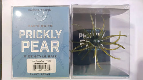 Hag's Baits Prickly Pear Jr 9.9mm Dice Style Bait 2pk