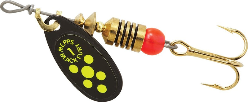 black fury 1 chartreuse dot