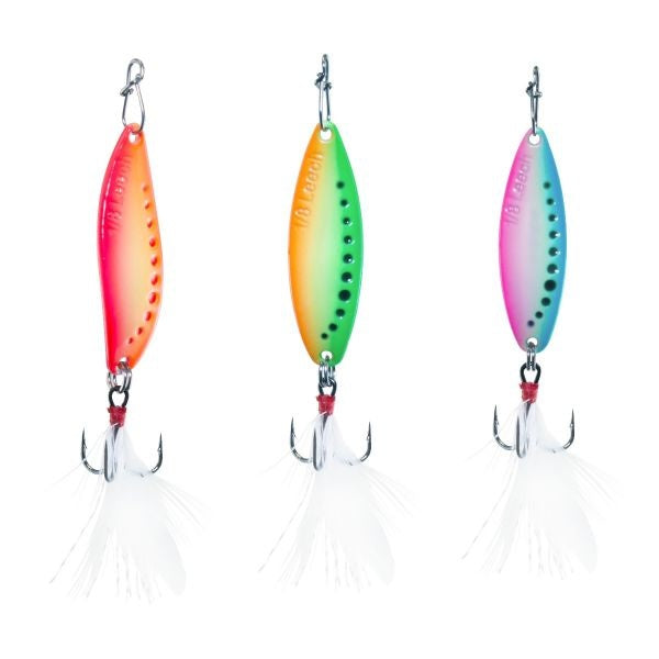 Clam 12676-12677_leech_flutter_spoon_glow_1
