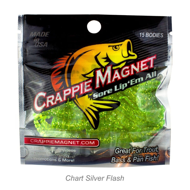 Crappie Magnet-Tackle Shack-87262-cm-15pc-chart-silver-flash