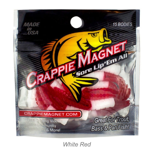 Crappie Magnet-Tackle Shack-87269-cm-15pc-white-red