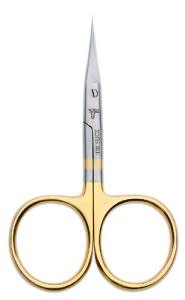 Dr. Slick All Purpose  Microtip Scissor 4", Gold Loops, Straight