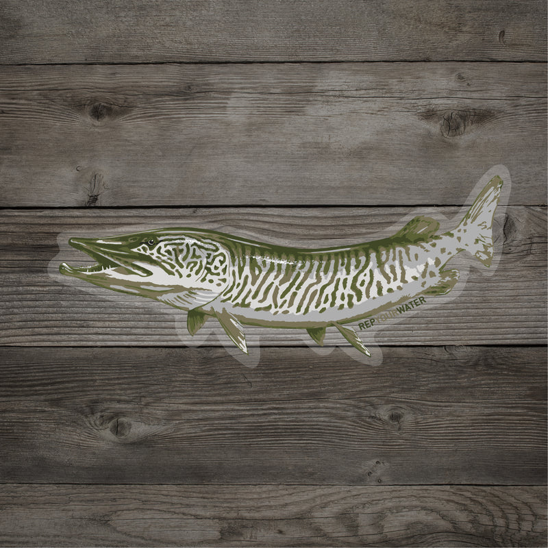 RepYourWater Artist's Reserve Musky Sticker