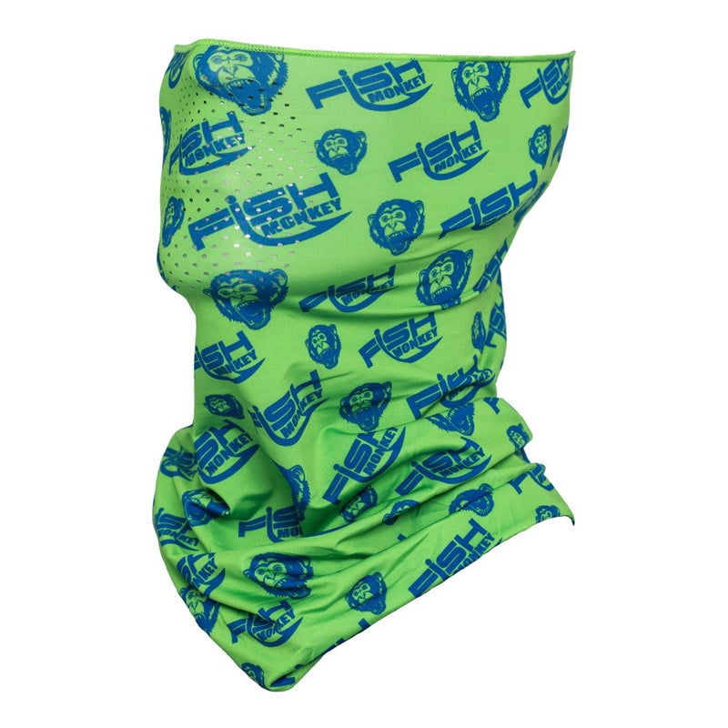 Fish Monkey Performance Face Guard Neon Green FM40-NEOGR