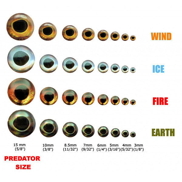 Flymen Fishing Company Fish-Skull Living Eyes