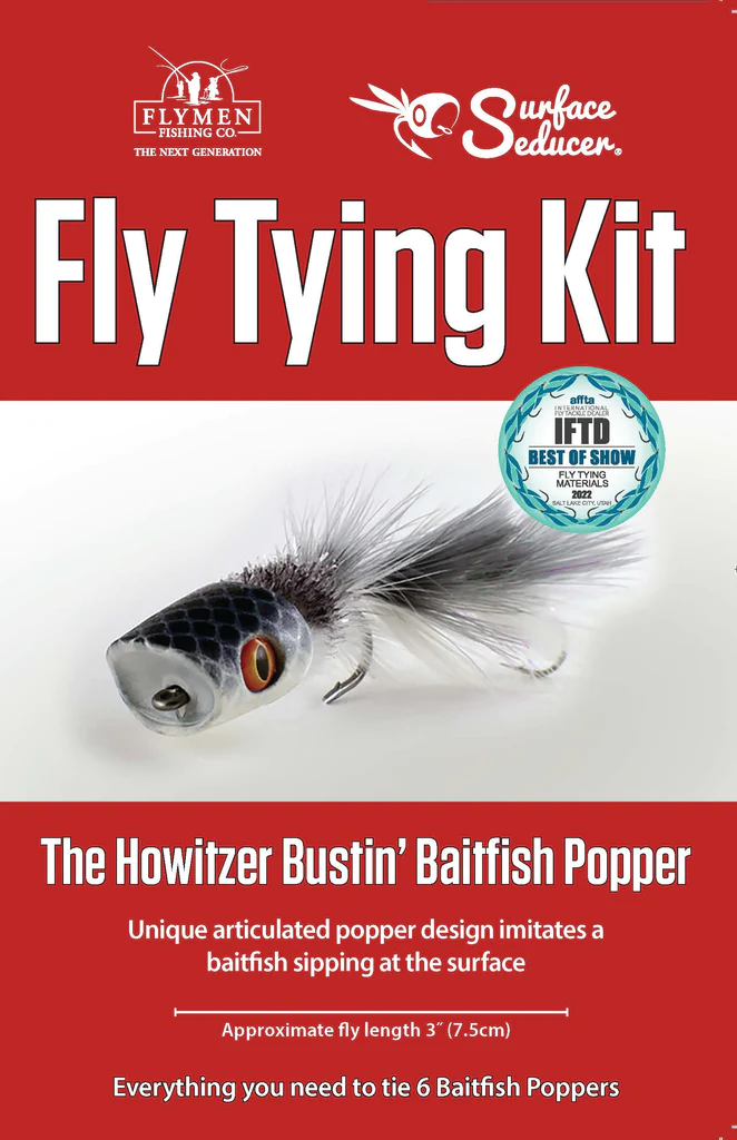 Flymen Fishing Company Fly Tying Kit: Howitzer Bustin'Baitfish Popper