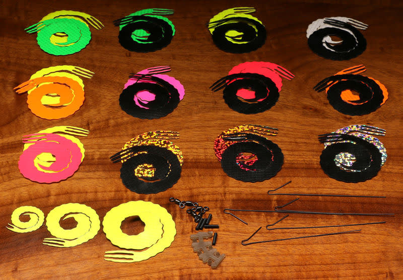 Hareline Big Game Forked Bling Tails