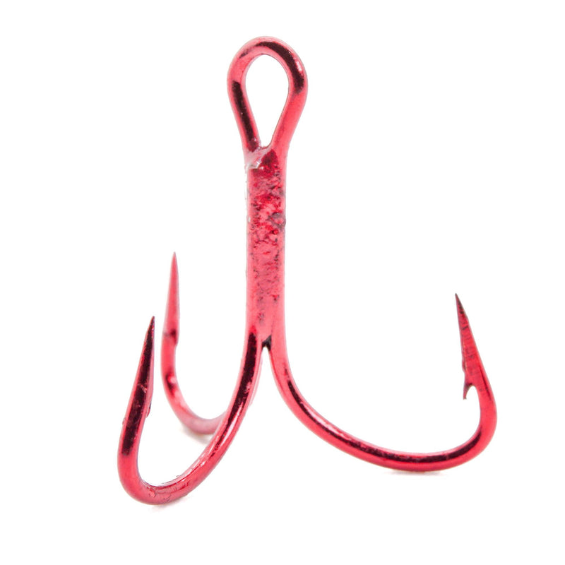 Mustad Red Triple Grip Treble Hook 10pk