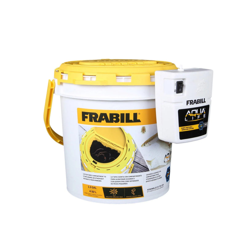 Frabill Dual Bait Bucket w/ Aerator