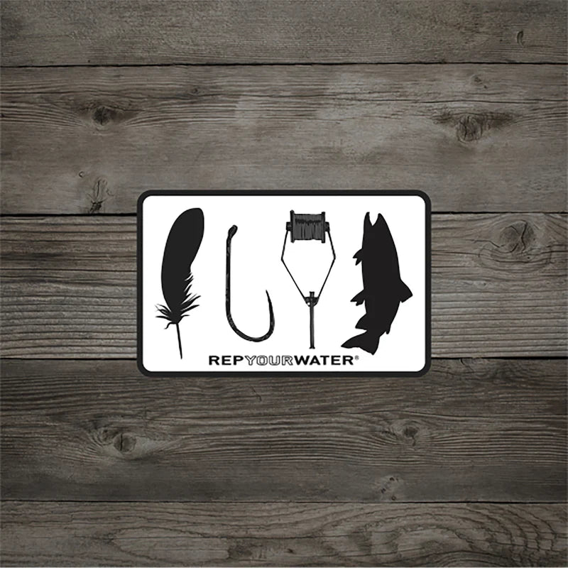 RepYourWater Fly Tyer Sticker