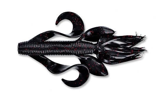 Gary Yamamoto Kreature 051 Black Small Red Flake