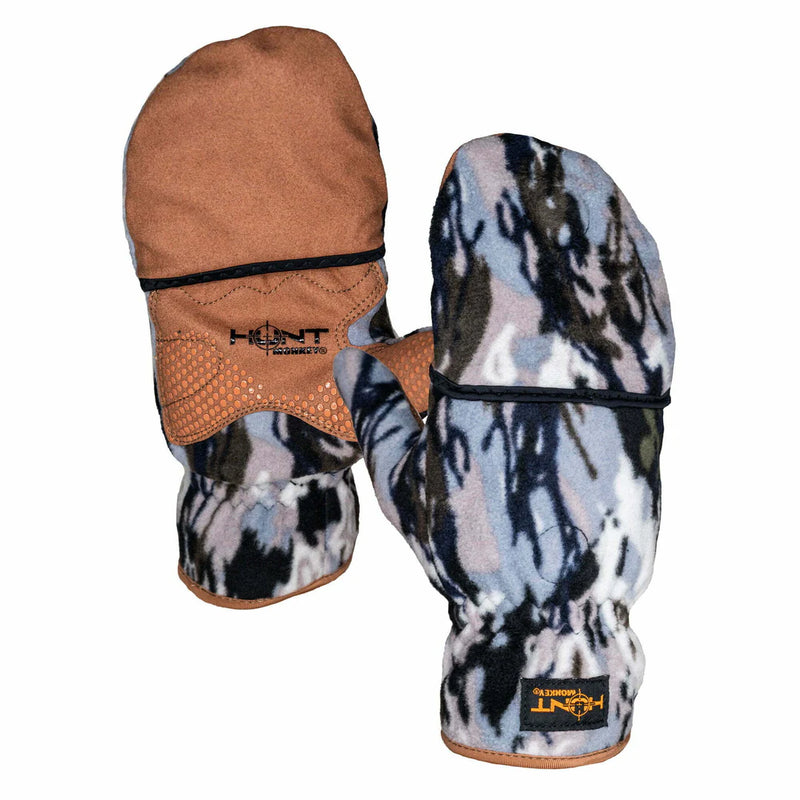 Fish Monkey Hunt Monkey Chilly Willie Fleece Flip Top Mitten