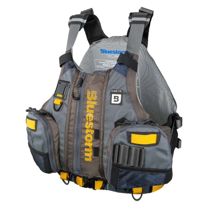 Bluestorm Kinetic Kayak Fishing Vest Type III PFD