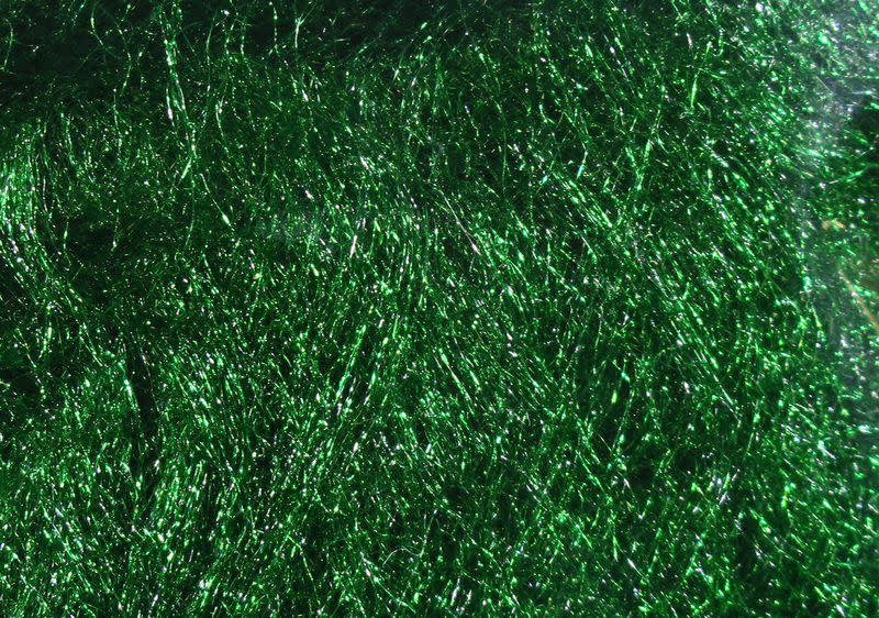laser hair dark green