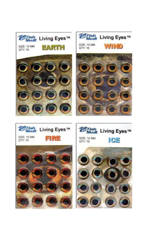 Flymen Fishing Company Fish-Skull Living Eyes