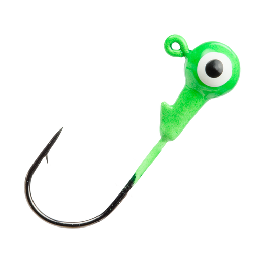 mr crappie jighead 1-16 limetreuse