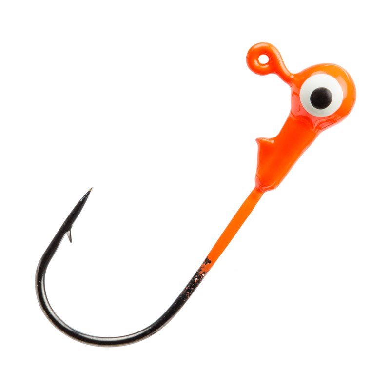 mr crappie jighead 1-32 flo orange