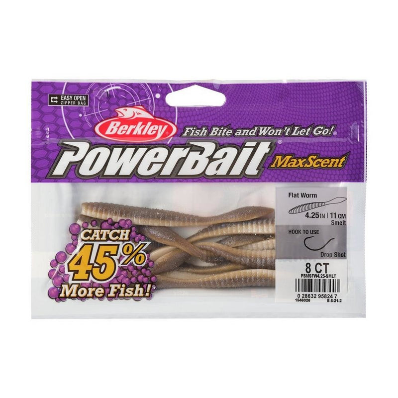 PowerBaitMaxScentFlatWorm_Smelt_4