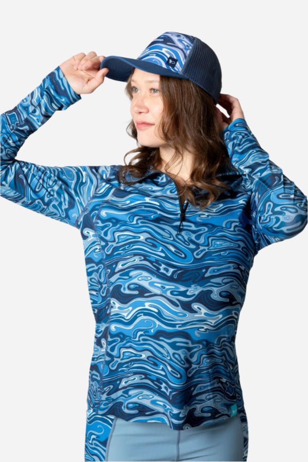 FisheWear 1/4 Zip Sunshirt