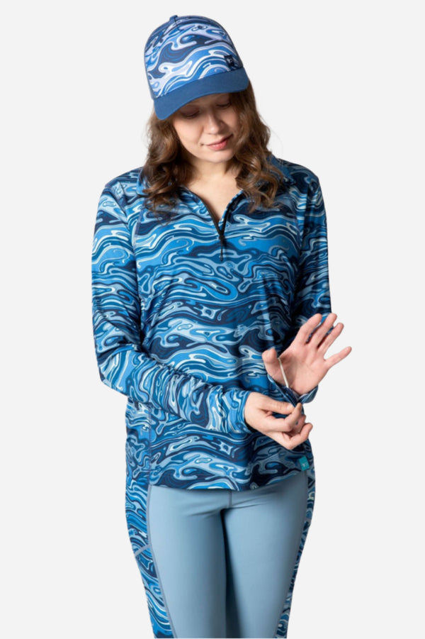 FisheWear 1/4 Zip Sunshirt