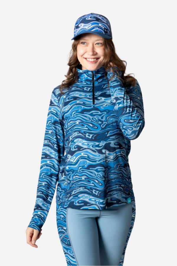 FisheWear 1/4 Zip Sunshirt