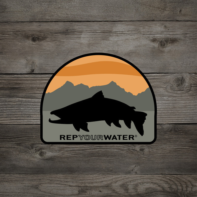 RepYourWater Backcountry Trout Sticker