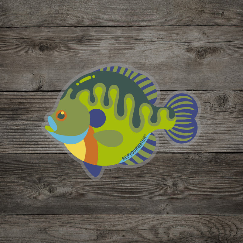 RepYourWater Retro Bluegill Sticker
