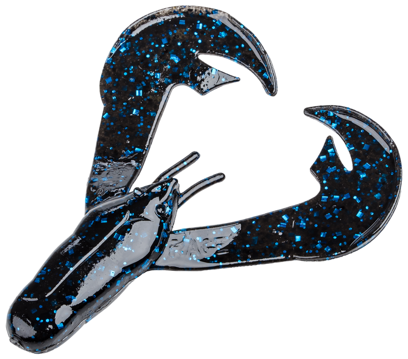 rage chunk black blue flake