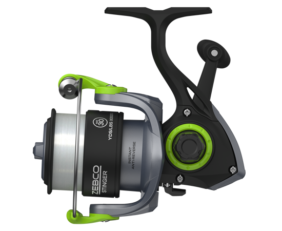 Zebco Stinger Ice Spinning Reel 10 Size