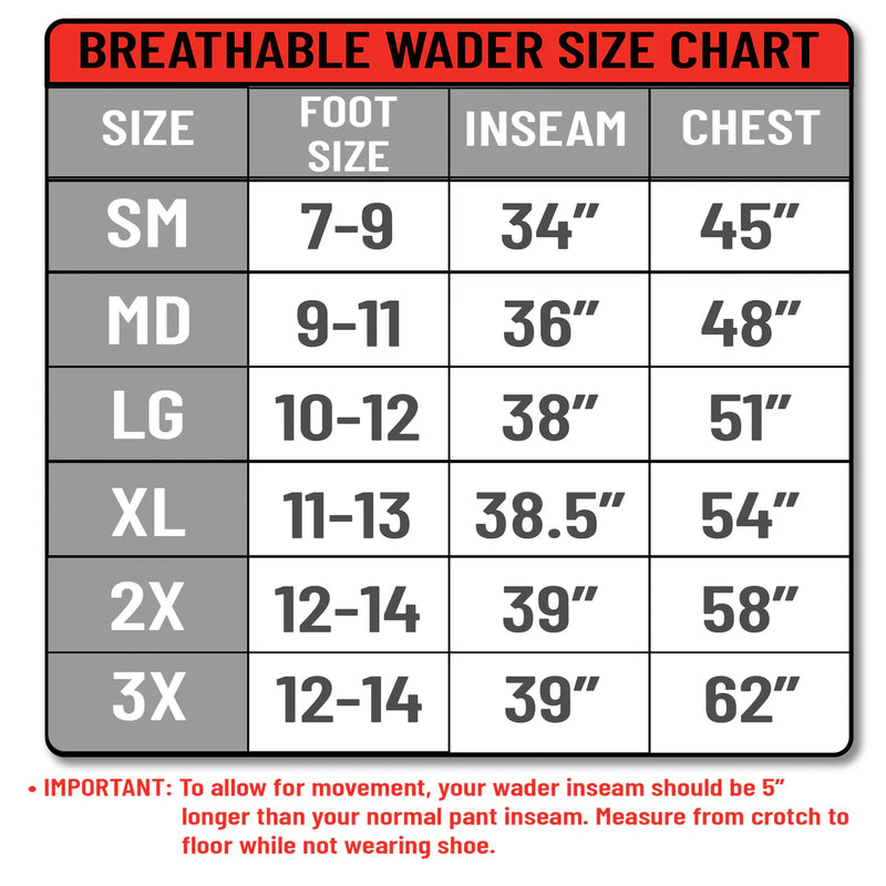 Paramount Slate Breathable Wader