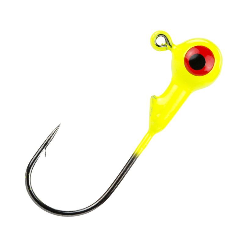 Strike King Mr. Crappie Jighead 25 pack Chartreuse